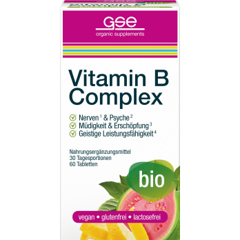 Vitamin B Complex (Bio), 60 Tbl. à 500mg