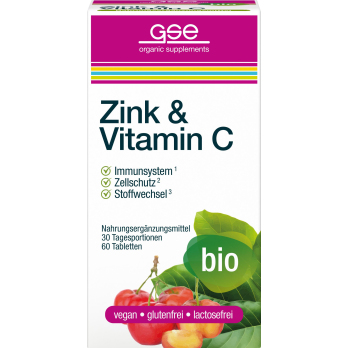 Zink & Vitamin C Complex (Bio), 60 Tbl. à 500 mg