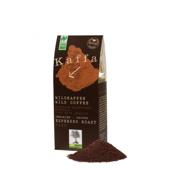 Kaffa Wildkaffee, Espresso Roast, gemahlen, 250g