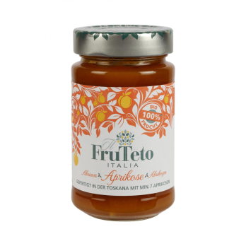 Frutteto Italia 100 % Aprikose Bio-Fruchtaufstrich 250 g. Fruchtanteil 100 %.