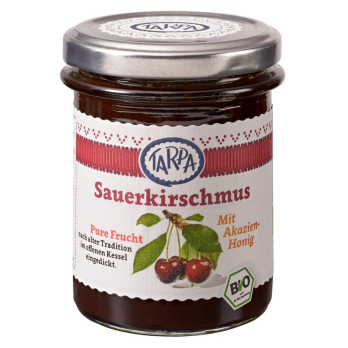 Sauerkirschmus mit Akazienhonig 90%