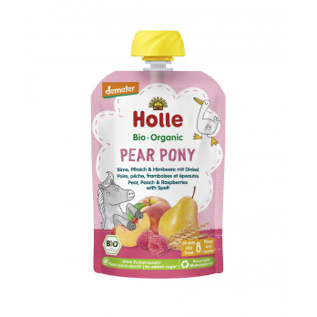 Pear Pony - Birne, Pfirsich & Himbeere mit Dinkel
