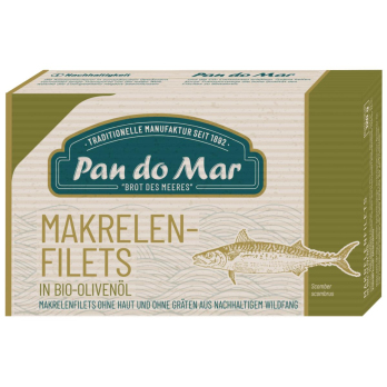 Makrelenfilets in Bio-Olivenöl