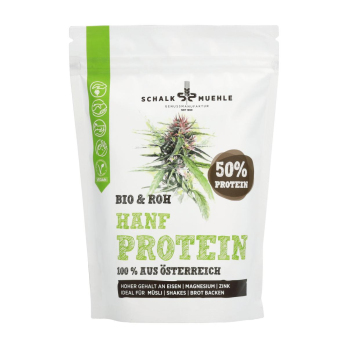 350 g Bio Hanf Protein Pulver roh, 50 %